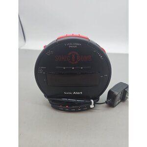 MINT Sonic Alarm Sonic Bomb Alarm Clock SUPER LOUD ALARM Tested!